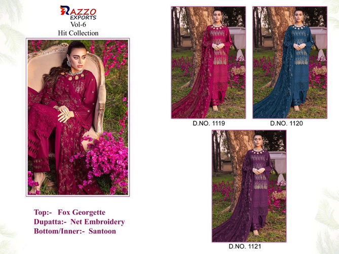 Razzo 6 Hit Fancy Festive Wear Designer Pakistani Salwar Kameez Collection